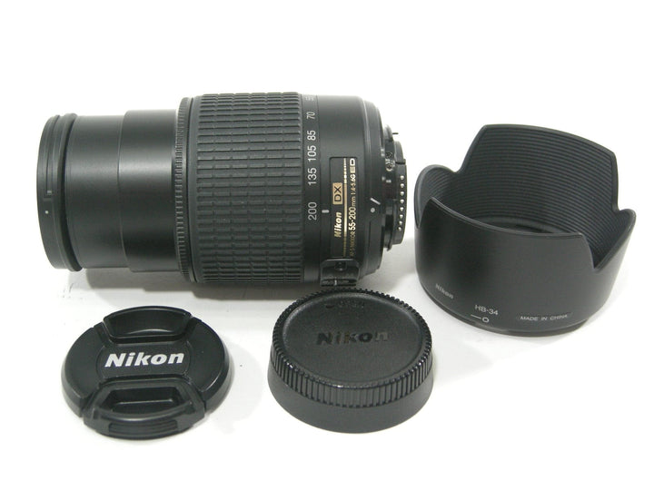 Nikon AF-S Nikkor DX ED 55-200mm f4-5.6G Lenses Small Format - Nikon AF Mount Lenses - Nikon AF DX Lens Nikon 2752875