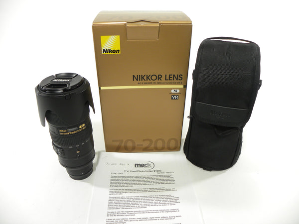 Nikon AF-S Nikkor N VR ED IF 70-200mm f2.8 GII Lenses Small Format - Nikon AF Mount Lenses - Nikon AF Full Frame Lenses Nikon US20233637