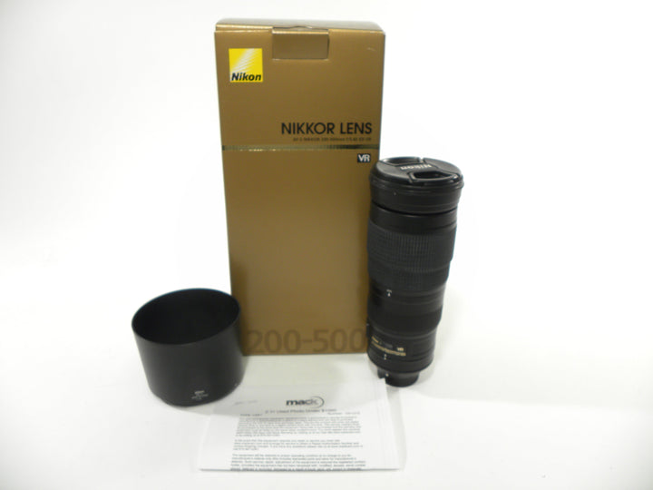 Nikon AF-S Nikkor VR ED IF 200-500mm f5.6E Lenses Small Format - Nikon AF Mount Lenses - Nikon AF Full Frame Lenses Nikon US6030839