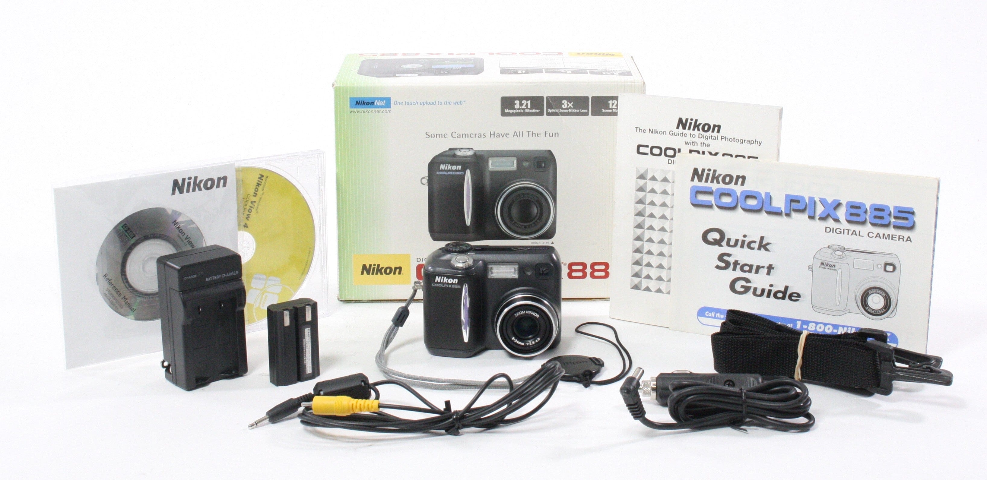 Nikon Coolpix 885 Digital Camera 3x Zoom 3.21mp – Camera Exchange