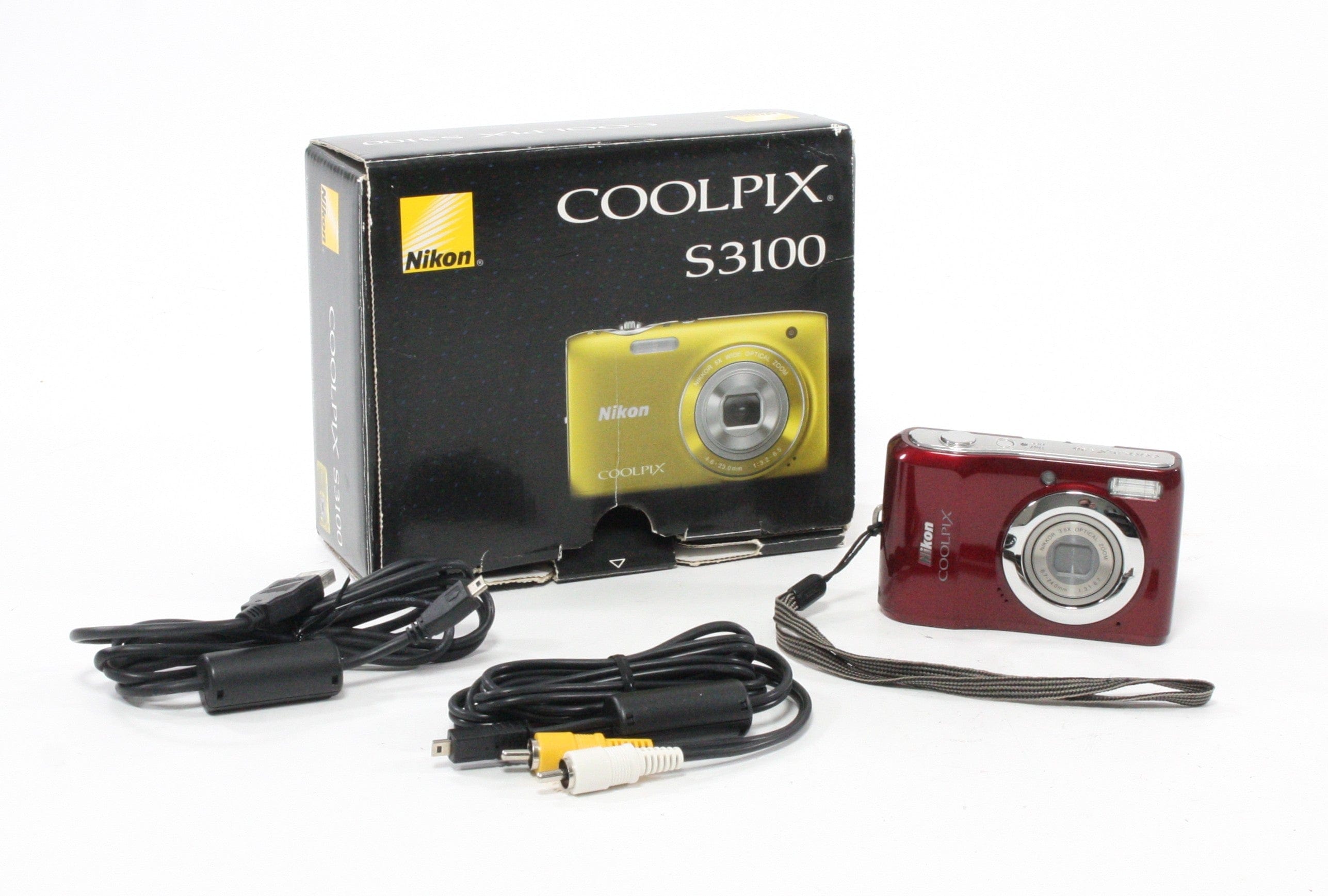 Nikon Coolpix L20 Digital Camera 5x Zoom 14.0mp (Red) – Camera