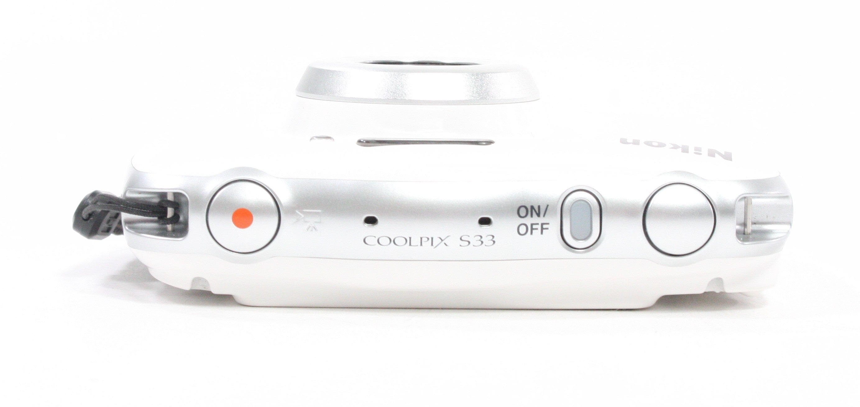 Nikon Coolpix S33 Waterproof Digital Camera (White) – Camera Exchange