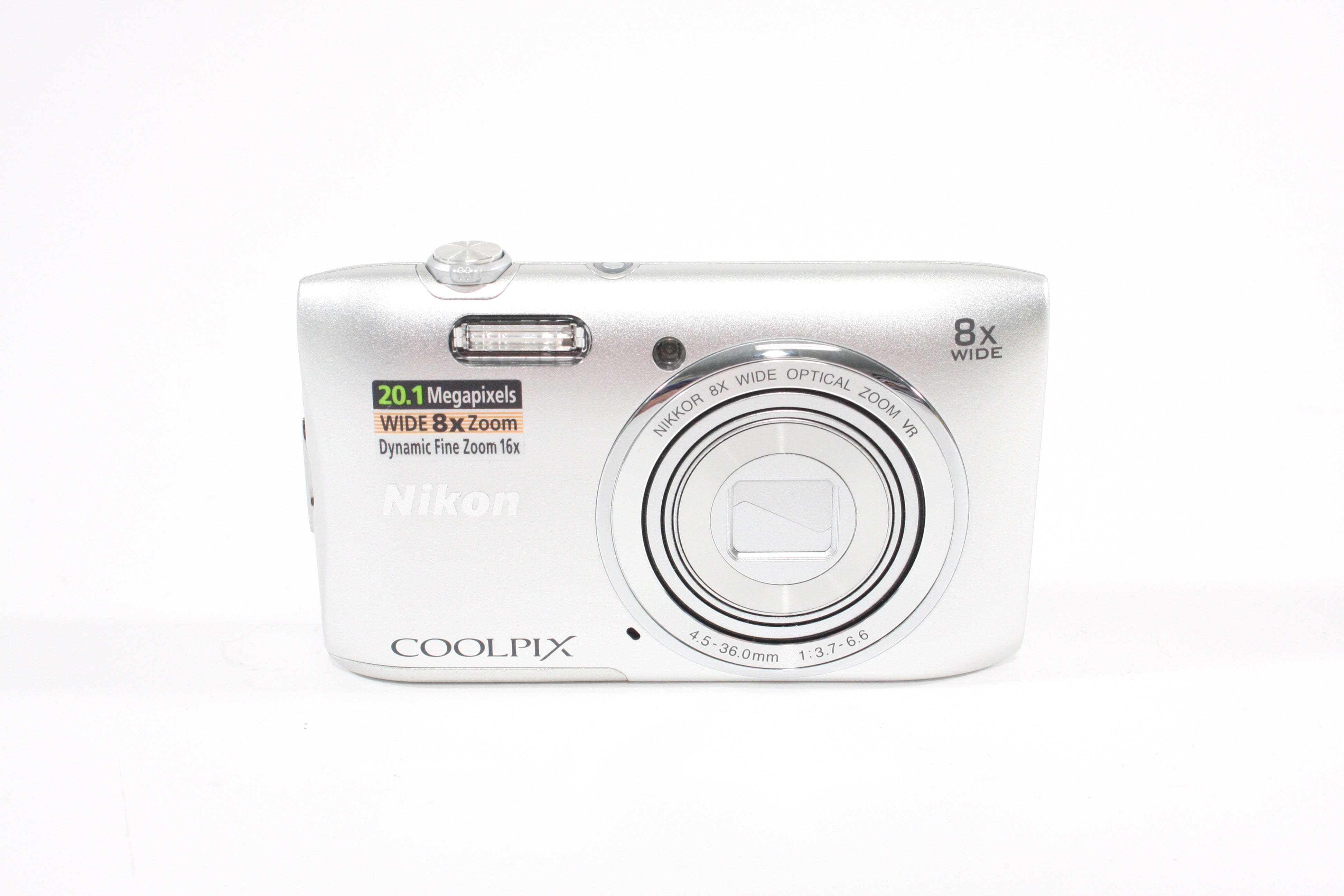 Nikon Coolpix S3600 Digital Camera 20MP AS-IS/Parts/Repair