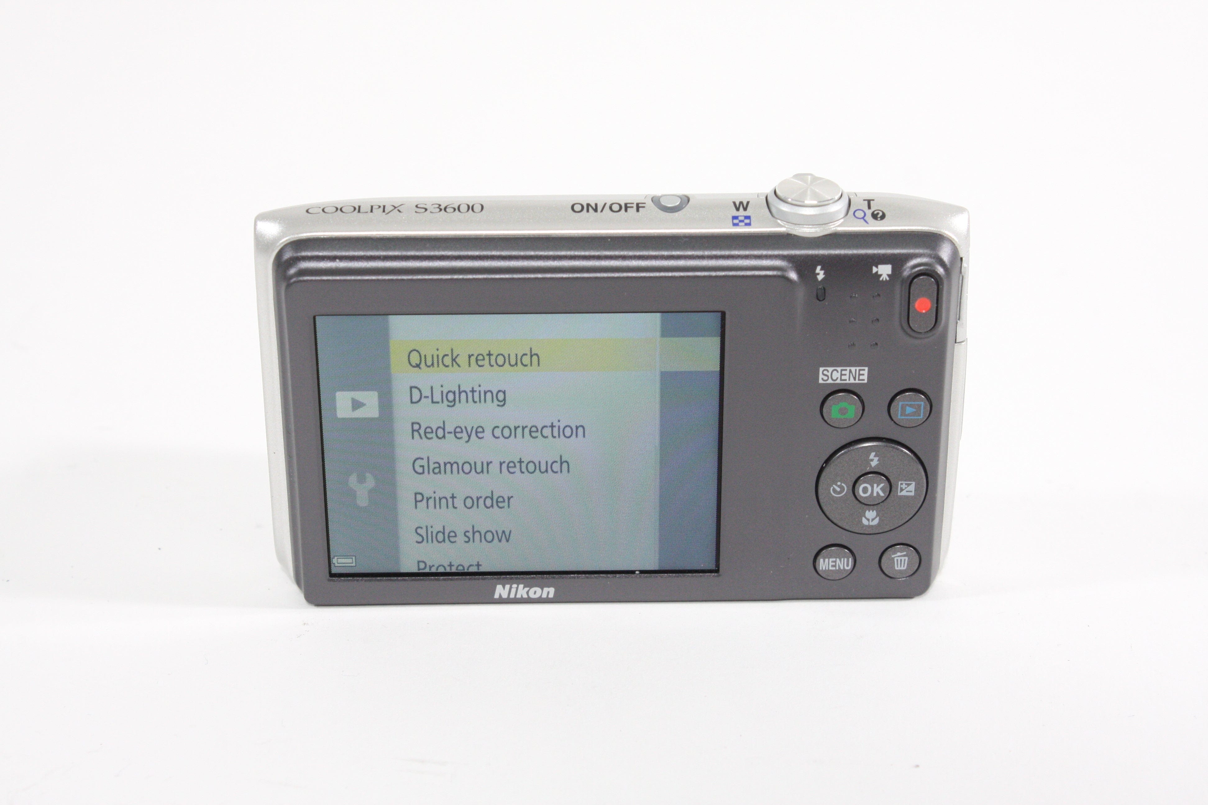 Nikon Coolpix S3600 Digital Camera 20MP AS-IS/Parts/Repair