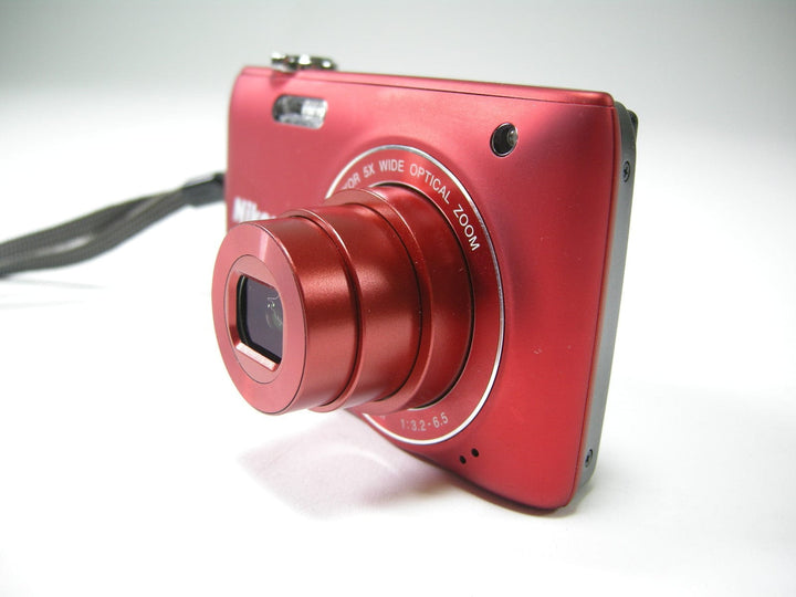 Nikon Coolpix S4100 14.0mp Digital Camera (Red) Digital Cameras - Digital Point and Shoot Cameras Nikon 32007839