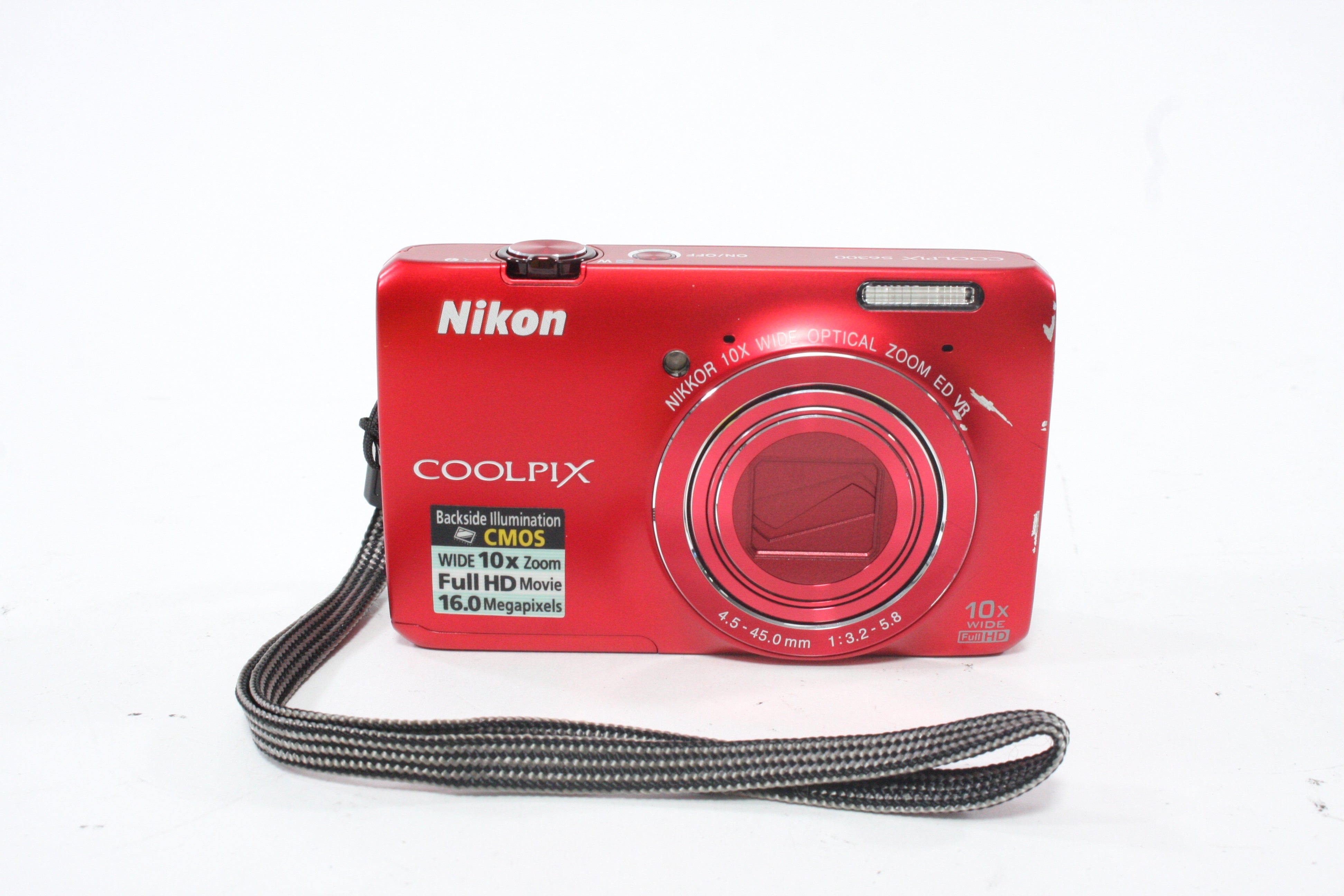Nikon Coolpix S6300 Digital Point-and-Shoot Camera 10x Zoom 16.0mp