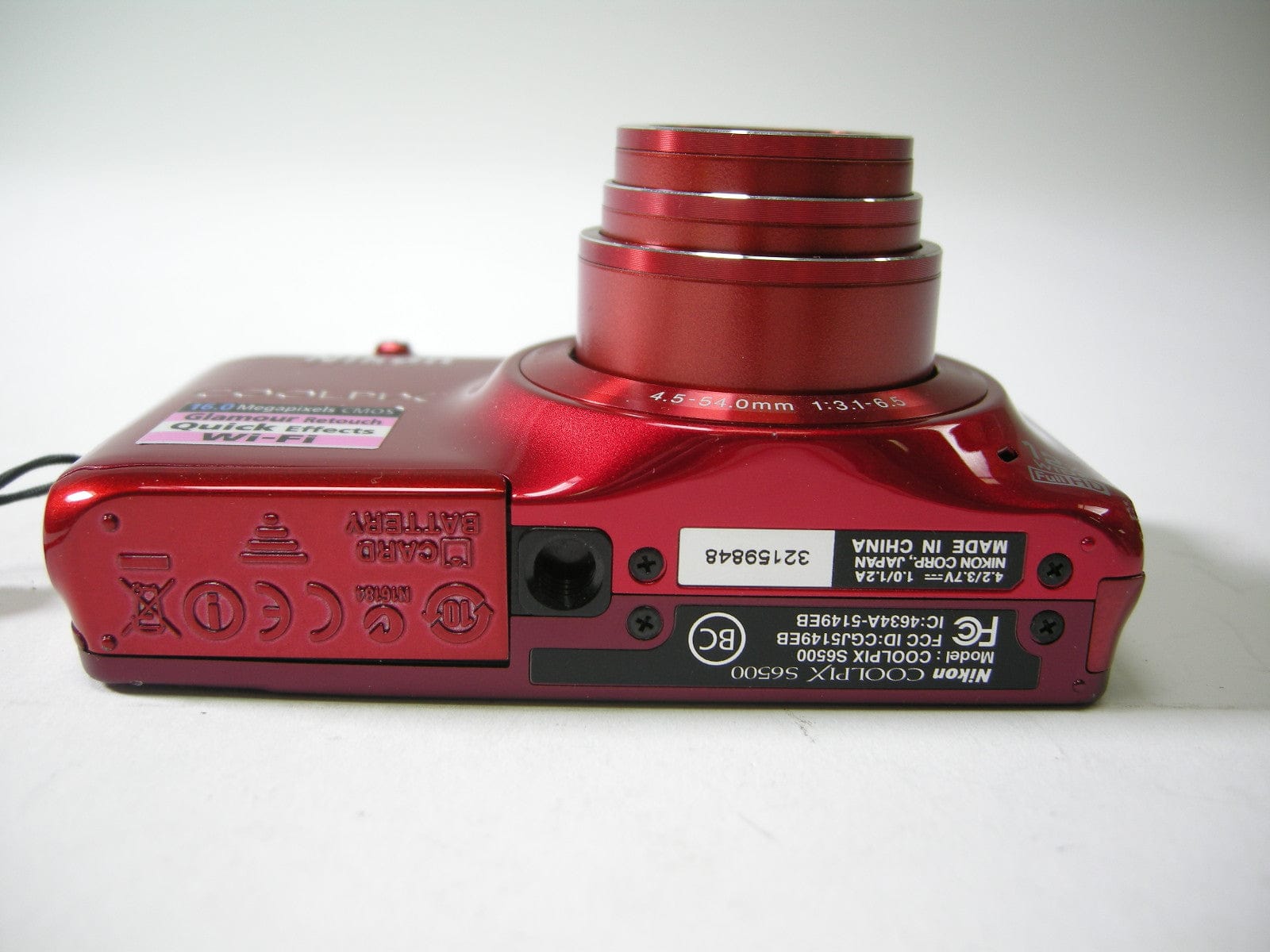 Nikon Coolpix S6500 16.0mp Digital Camera (Red0 – Camera Exchange