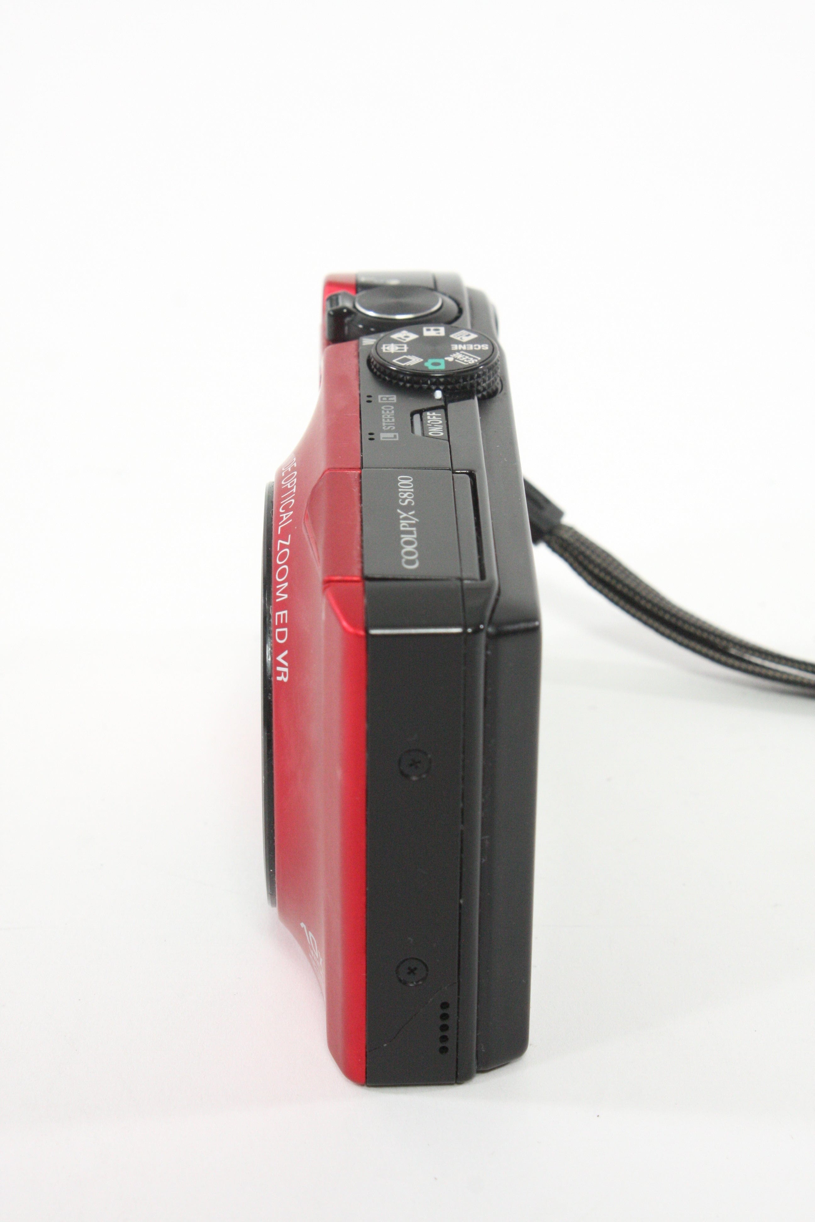 Nikon Coolpix S8100 Digital Camera 12MP (Red) – Camera Exchange