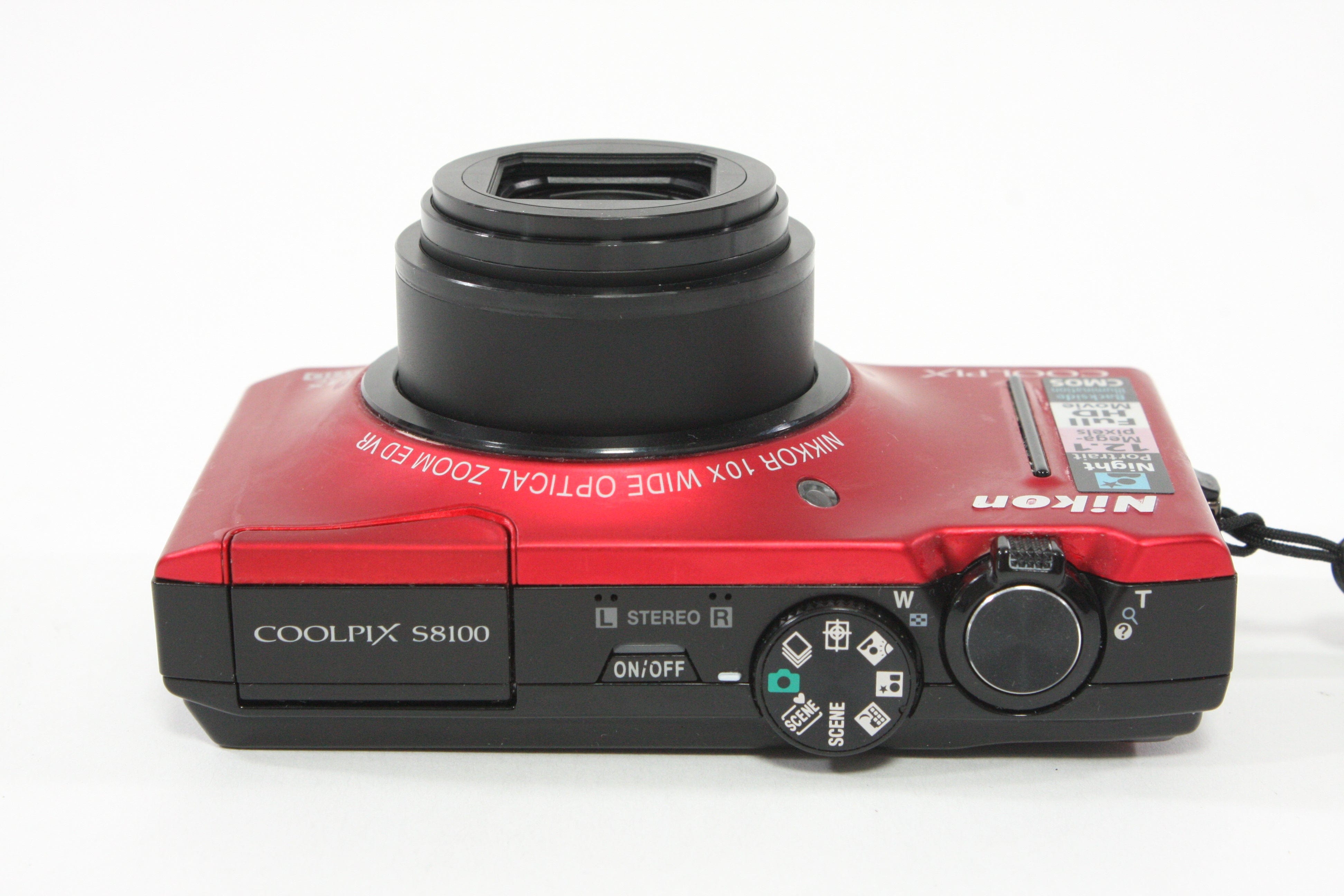 Nikon Coolpix S8100 Digital Camera 12MP (Red) – Camera Exchange