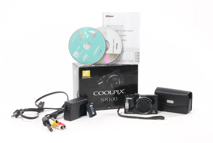 Nikon Coolpix S8100 Point-and-Shoot Digital Camera 10x Zoom 12.1mp Digital Cameras - Digital Point and Shoot Cameras Nikon 30240825