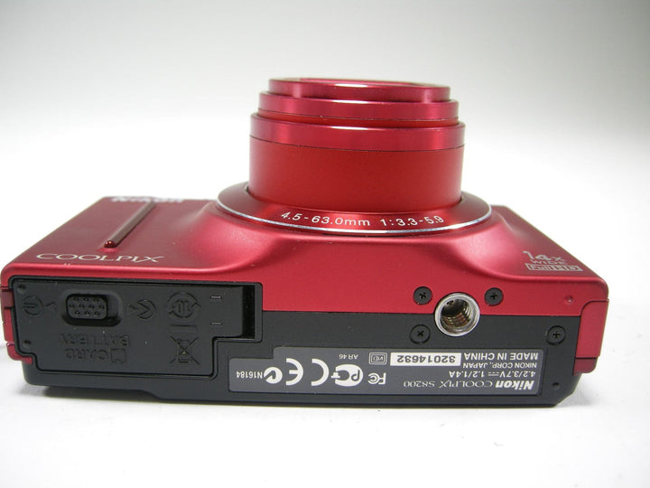 Nikon Coolpix S8200 16.1mp Digital Camera (Red) Digital Cameras - Digital Point and Shoot Cameras Nikon 32014632