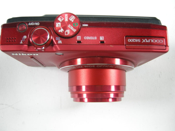 Nikon Coolpix S8200 16.1mp Digital Camera (Red) Digital Cameras - Digital Point and Shoot Cameras Nikon 32014632