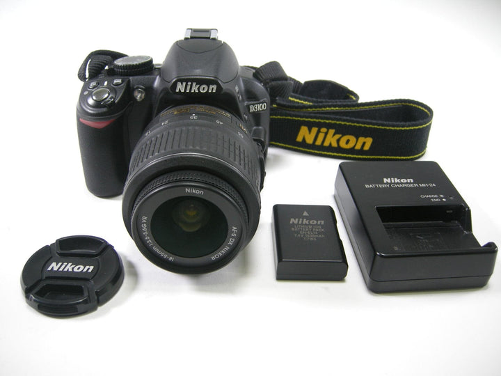 Nikon D3100 14.2mp Digital SLR w/18-55 shutter ct. 2,889 Digital Cameras - Digital SLR Cameras Nikon 3964160