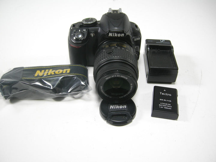 Nikon D3100 14.2mp Digital SLR w/18-55mm  S/C 18,438 Digital Cameras - Digital SLR Cameras Nikon 3901864