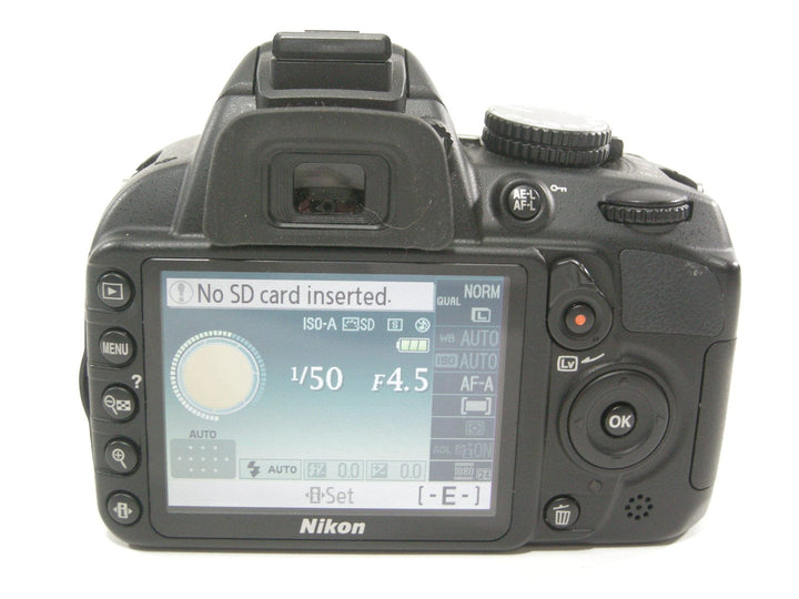 Nikon D3100 14.2mp Digital SLR w/AF-S Nikkor DX VR 18-55 Shutter Ct. 3,646 Digital Cameras - Digital SLR Cameras Nikon 4205636