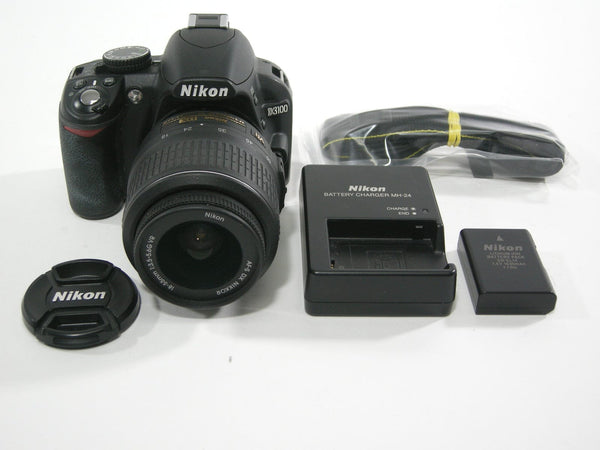 Nikon D3100 14.2mp Digital SLR w/AF-S Nikkor DX VR 18-55 Shutter Ct. 3,646 Digital Cameras - Digital SLR Cameras Nikon 4205636