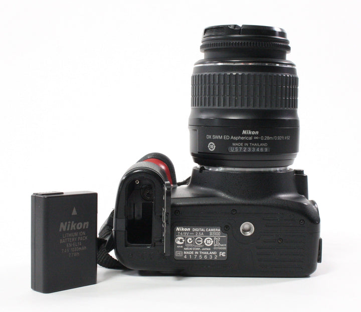 Nikon D3100 Digital SLR Camera with 18-55mm f/3.5-5.6G II ED Lens Shutter Count 7,869 Digital Cameras - Digital SLR Cameras Nikon 4175632