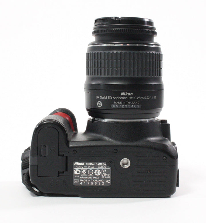 Nikon D3100 Digital SLR Camera with 18-55mm f/3.5-5.6G II ED Lens Shutter Count 7,869 Digital Cameras - Digital SLR Cameras Nikon 4175632