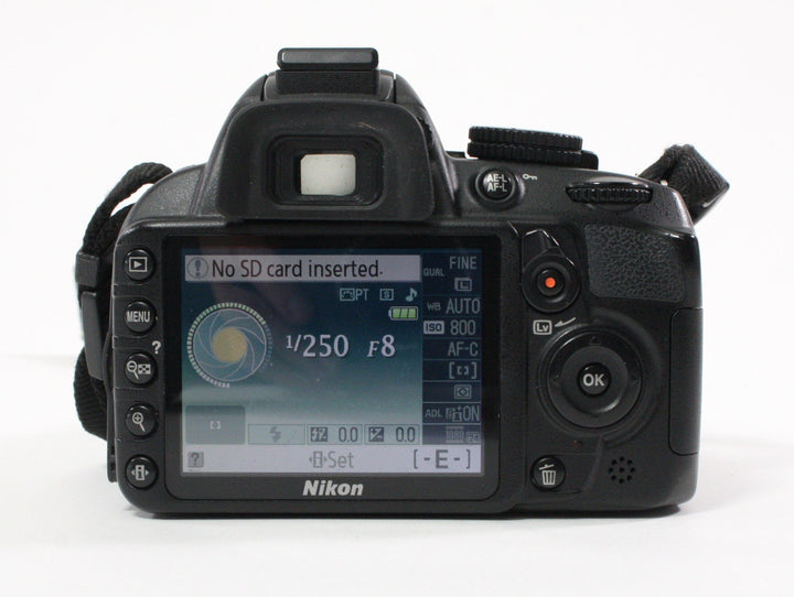 Nikon D3100 Digital SLR Camera with 18-55mm f/3.5-5.6G II ED Lens Shutter Count 7,869 Digital Cameras - Digital SLR Cameras Nikon 4175632