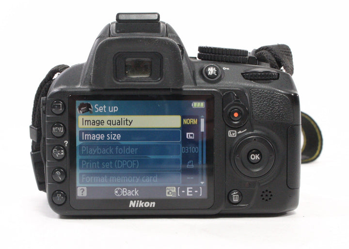 Nikon D3100 Digital SLR with 18-55mm f/3.5-5.6G ED Lens with Shutter Count 11,885 Digital Cameras - Digital SLR Cameras Nikon 3892078