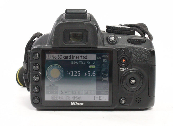 Nikon D3100 Digital SLR with 18-55mm f/3.5-5.6G ED Lens with Shutter Count 11,885 Digital Cameras - Digital SLR Cameras Nikon 3892078