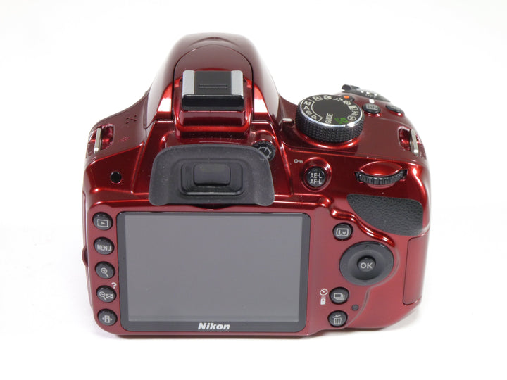 Nikon D3200 Body Only (Red) - Shutter Count 13652 Digital Cameras - Digital SLR Cameras Nikon 2124750