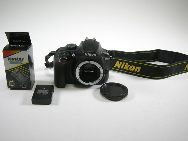 Nikon D3400 24.2mp Digital SLR body only Shutter ct. 4,755 Digital Cameras - Digital SLR Cameras Nikon 3532251
