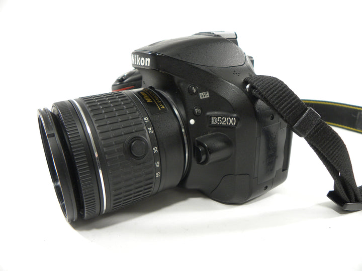 Nikon D5200 24.1mp Digital SLR w/AF-P 18-55 Shutter Ct. 22,694 Digital Cameras - Digital SLR Cameras Nikon 8202632