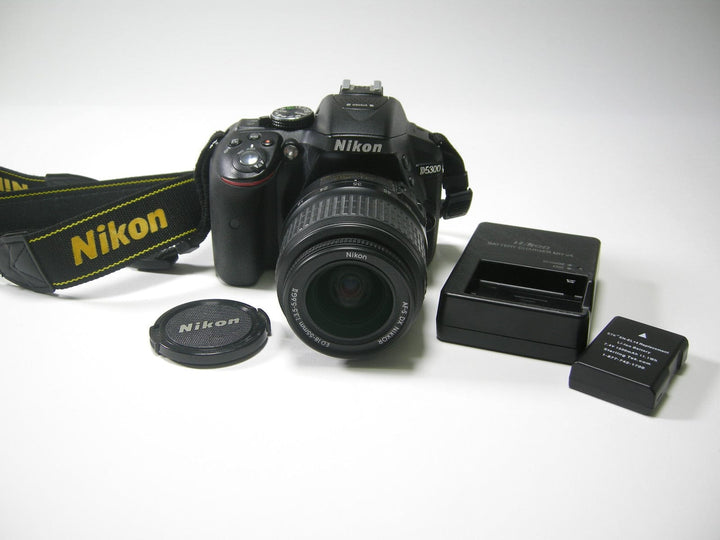 Nikon D5300 24.2mp Digital SLR w/AF-S 18-55mm S/C 14,089 Digital Cameras - Digital SLR Cameras Nikon 2398593