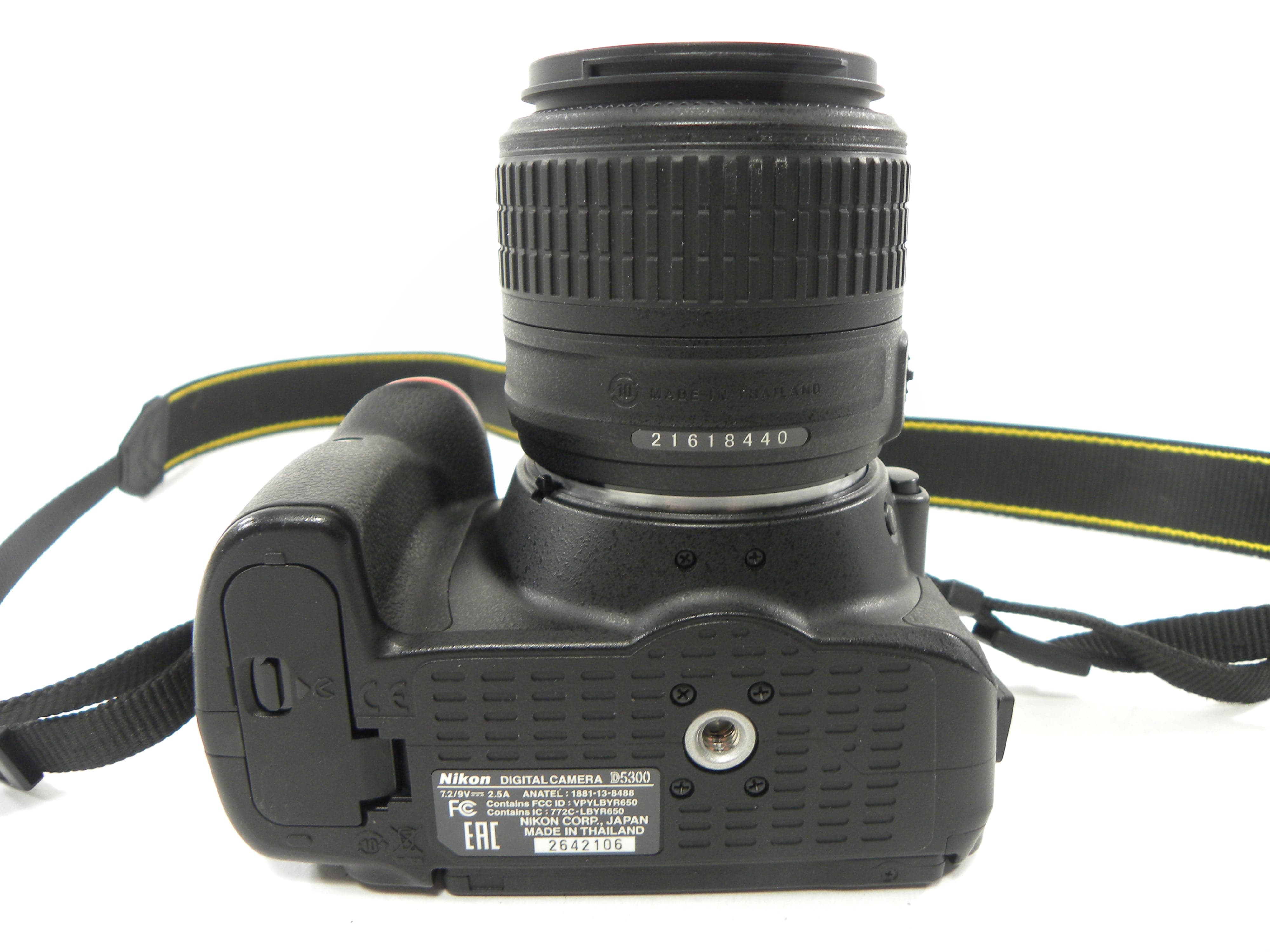 Nikon D5300 24.2mp Digital SLR w/AF-S DX VR 18-55 Shutter Ct