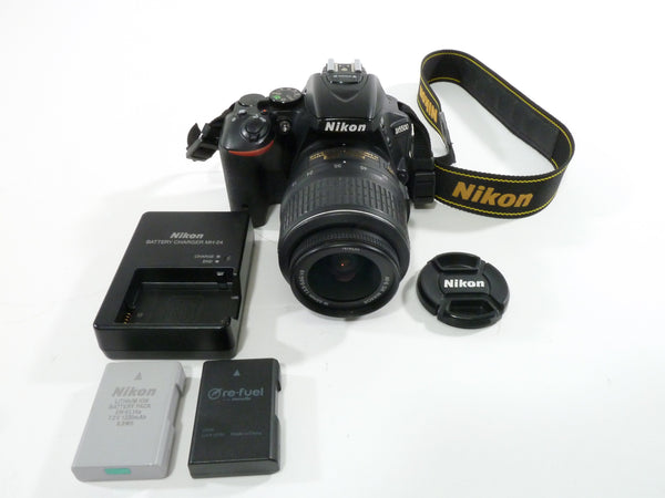 Nikon D5500 24.1mp Digital SLR w/AF-S 18-55 Shutter Ct. 19,438 Digital Cameras - Digital SLR Cameras Nikon 2558826