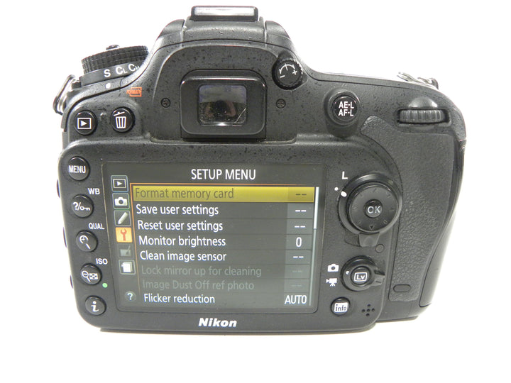 Nikon D7100 24.1mp Digital SLR Body Only Shutter Ct. 124,348 Digital Cameras - Digital SLR Cameras Nikon 2718785