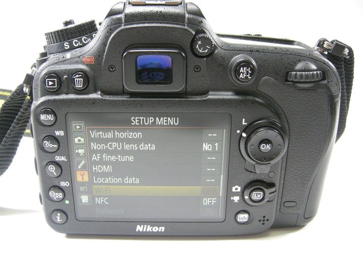 Nikon D7200 24.1mp Digital SLR Body Only Shutter# 9,114 Digital Cameras - Digital SLR Cameras Nikon 2536780