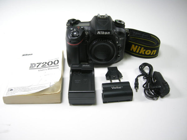 Nikon D7200 24.1mp Digital SLR Body Only Shutter# 9,114 Digital Cameras - Digital SLR Cameras Nikon 2536780