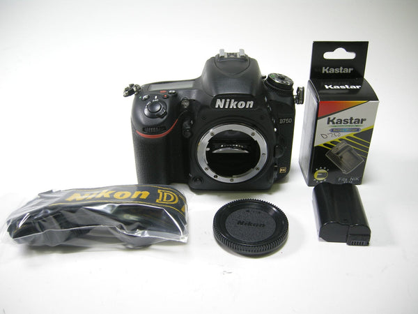 Nikon D750 FX 24.3mp Digital SLR Body Only Shutter Ct. 11,285 Digital Cameras - Digital SLR Cameras Nikon 3218134