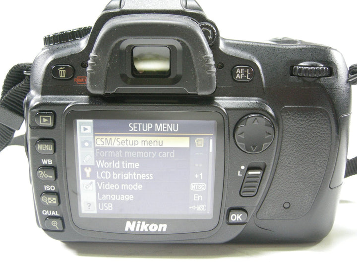 Nikon D80 10.2mp Digital SLR w/AF Nikkor 35-80mm f4-5.6D shutter #21,382 Digital Cameras - Digital SLR Cameras Nikon 3213900