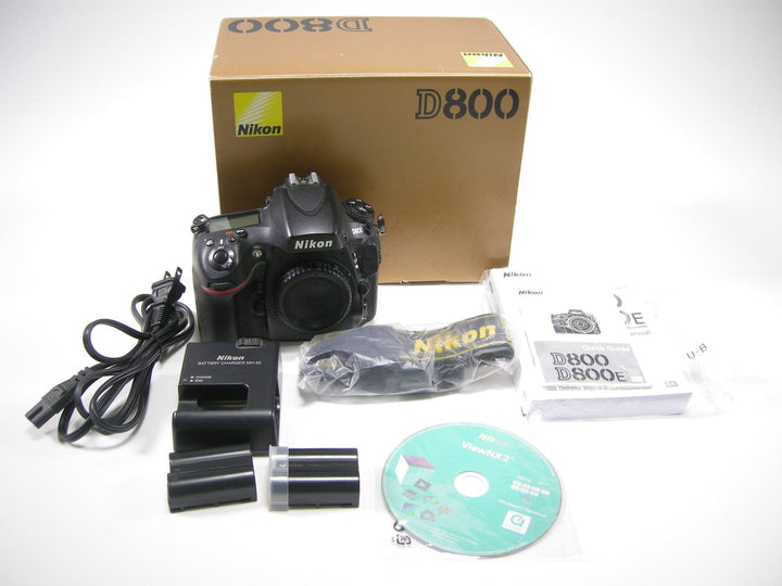 Nikon D800 36.3mp Digital SLR Camera Body only Shutter Ct. 57,800 Digital Cameras - Digital SLR Cameras Nikon 3027700