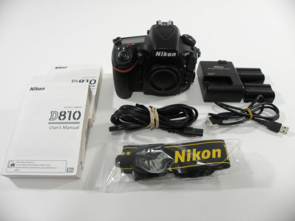 Nikon D810 36.3mp Digital SLR Body Only Shutter Ct. 13,643 Digital Cameras - Digital SLR Cameras Nikon 3040719