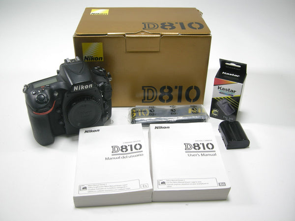 Nikon D810 37mp Digital SLR camera body only S/C 270,156 Digital Cameras - Digital SLR Cameras Nikon 3016141