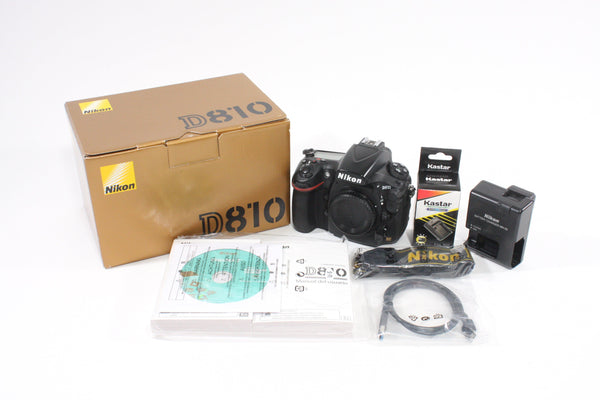 Nikon D810 Camera Body Only - Shutter Count 89986 Digital Cameras - Digital SLR Cameras Nikon 3028600