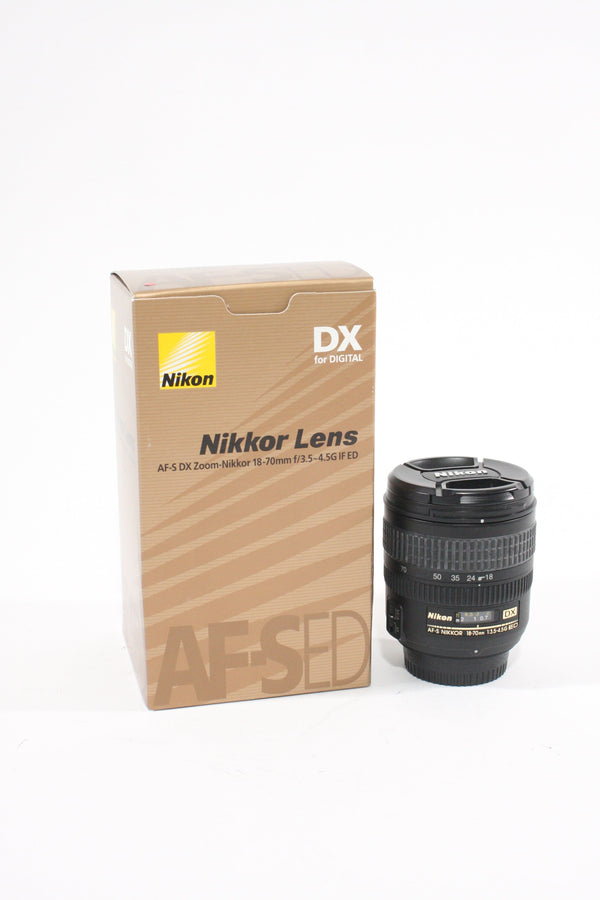 Nikon DX AF-S 18-70mm F3.5-4.5 G IF ED Lenses Small Format - Nikon AF Mount Lenses - Nikon AF DX Lens Nikon US3615782