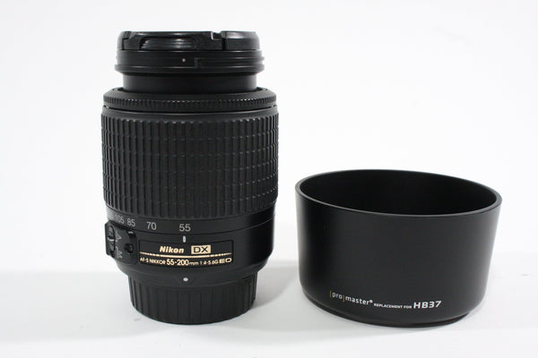 Nikon DX AF-S Nikkor 55-200mm F/4-5.6G ED VR Lens Lenses - Small Format - Nikon AF Mount Lenses - Nikon AF DX Lens Nikon 2268680