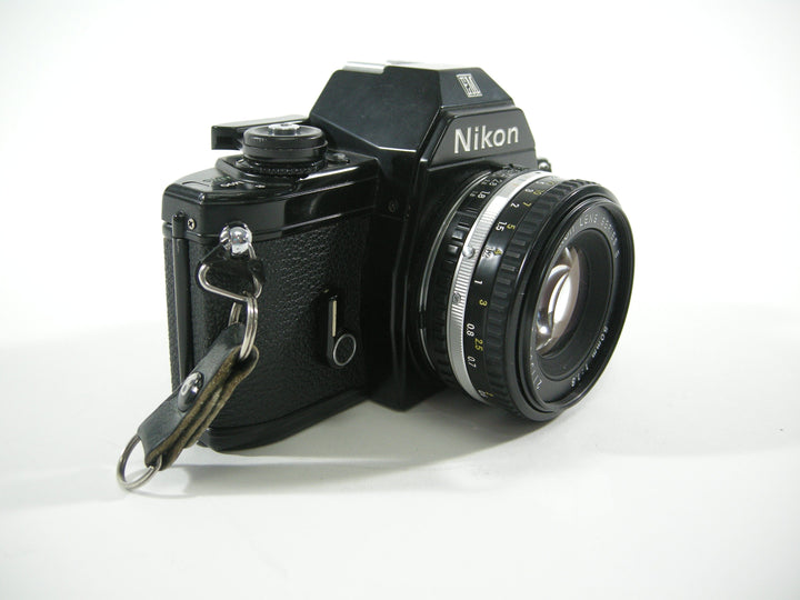 Nikon EM 35mm SLR Camera w/Series E 50mm f1.8 (Black) 35mm Film Cameras - 35mm SLR Cameras - 35mm SLR Student Cameras Nikon 7214456