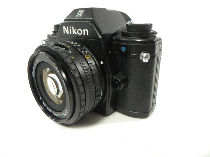 Nikon EM 35mm SLR w/Nikon Series E 50mm lens – Camera Exchange