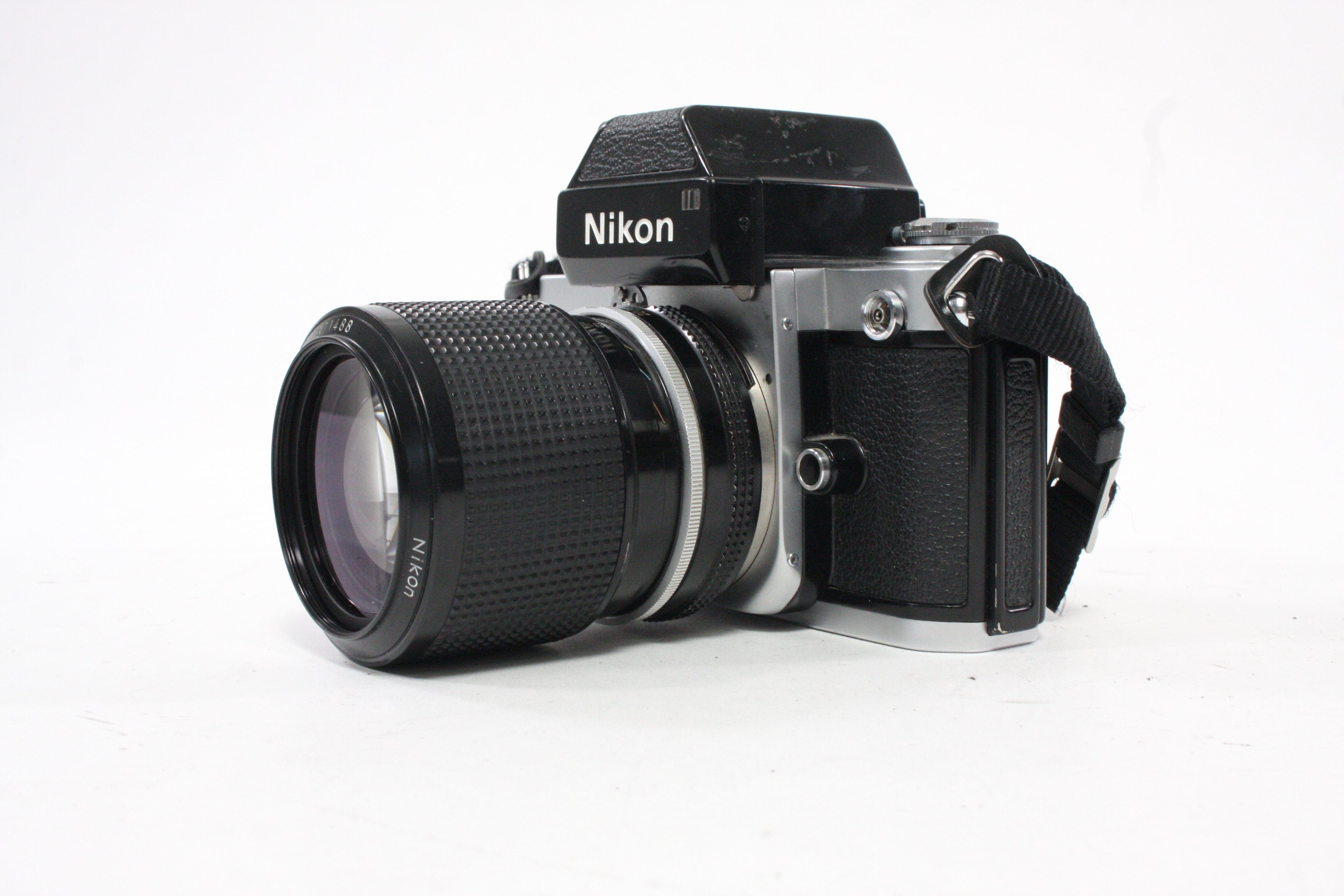 Nikon F2 35mm SLR Camera with 43-86mm f/3.5 Zoom Lens and AP-1