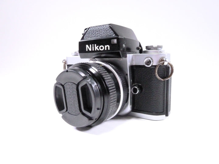 Nikon F2 with DP1 View Finder and Nikon 50mm f/2 Lens 35mm Film Cameras - 35mm SLR Cameras Nikon 7339563