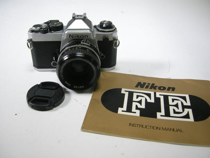 Nikon FE 35mm SLR camera w/Nikkor 50mm f2 35mm Film Cameras - 35mm SLR Cameras - 35mm SLR Student Cameras Nikon 3488062