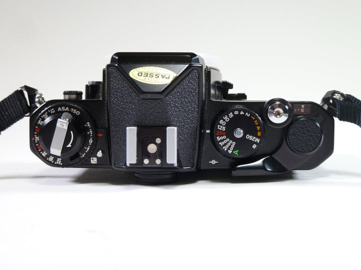 Nikon FE2 35mm film camera with FA-FE2 focusing screen and Promatic fl ...