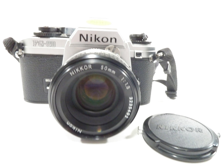 Nikon FG-20 35mm SLR w/50mm f1.8 35mm Film Cameras - 35mm SLR Cameras - 35mm SLR Student Cameras Nikon 3295011