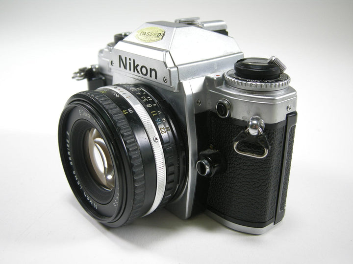 Nikon FG 35mm SLR w/Series E 50mm f1.8 35mm Film Cameras - 35mm SLR Cameras - 35mm SLR Student Cameras Nikon 9046344